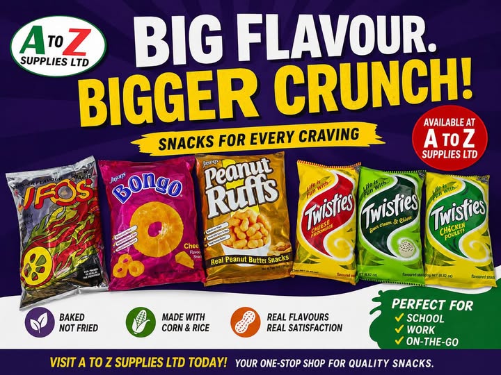 Big Flavour, Bigger Crunch — Snacks for every craving